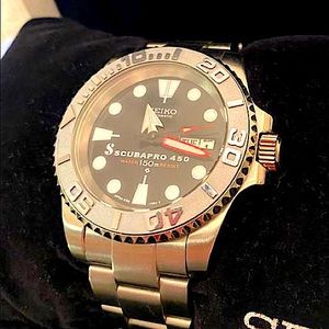 Yatch Master Divers Watch Modded with Seiko NH36 .